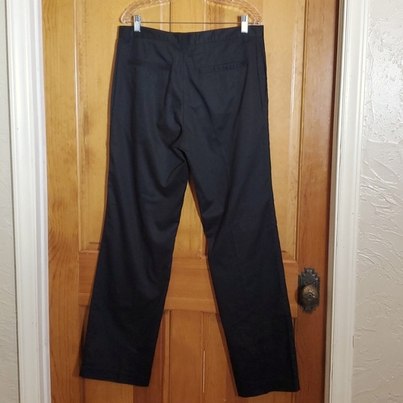 KENNETH COLE 34/34 BLACK STRIPPED PANTS - Picture 2 of 3